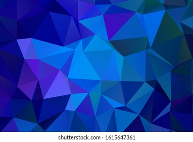 Light Pink, Red vector triangle mosaic texture. Polygonal abstract illustration with gradient. Brand new style for your business design.