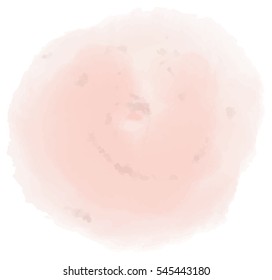 Light Pink Round Watercolor Background
