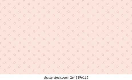 Light pink seamless background with soft star outline pattern. Perfect for nursery designs, baby girl themes, wrapping paper, cute digital paper, and pastel aesthetic projects.