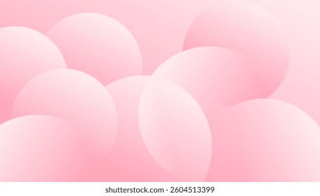 Light pink soft color gradient background with a minimalist geometric circle design, creating a clean and elegant look. Perfect for branding, digital artwork, and modern web design