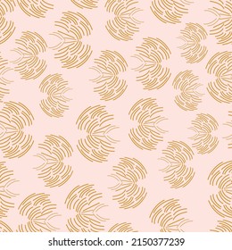 Light Pink with swirling lines seamless pattern background design.