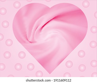 Textura rosa claro, diseño decorativo de estilo moderno con corazones. Plantilla para sus hermosos fondos. Se puede usar como plantilla para postales, banners, afiches, invitaciones. Vector.