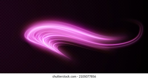 Toro rosa claro. Efecto de la luz de curva de la línea rosa. Círculo rosa luminoso. Pétalo rosa claro, podio, plataforma, mesa. Vector PNG. Ilustración del vector