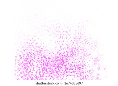 Light Pink vector abstract background with leaves. leaves on elegant natural pattern with gradient. Pattern for heads of websites, designs.
