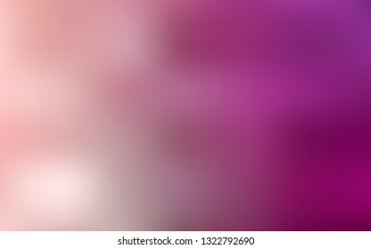 Light Pink vector abstract blurred background. Creative illustration in halftone style with gradient. Background for designs.