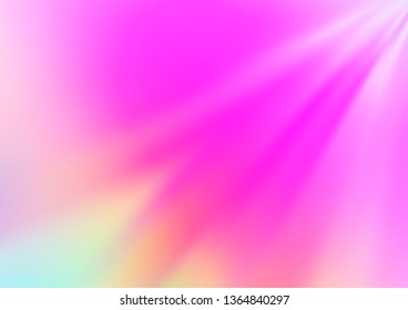 Light Pink vector abstract blurred pattern. Colorful abstract illustration with gradient. The template for backgrounds of cell phones.