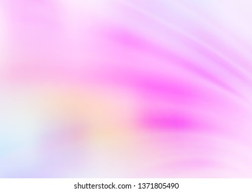 Light Pink vector abstract blurred template. A vague abstract illustration with gradient. A completely new design for your business.