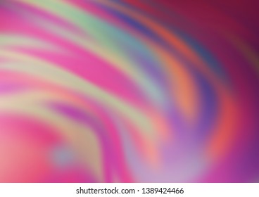 Light Pink vector abstract blurred template. Creative illustration in halftone style with gradient. The template can be used for your brand book.