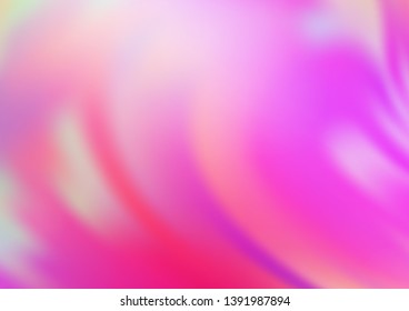 Light Pink vector abstract blurred template. Creative illustration in halftone style with gradient. The background for your creative designs.