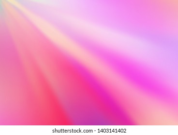 Light Pink vector abstract blurred pattern. Glitter abstract illustration with an elegant design. A completely new design for your business.