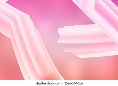 Light Pink vector abstract blurred background. Colorful illustration in abstract style with gradient. Elegant background for a brand book.