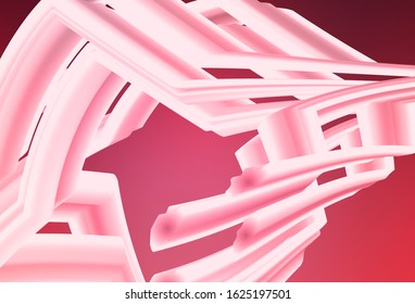 Light Pink vector abstract blurred background. Abstract colorful illustration with gradient. New style design for your brand book.