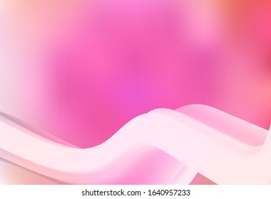 Light Pink vector abstract blurred background. An elegant bright illustration with gradient. New way of your design.