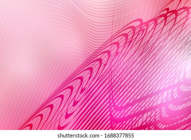 Light Pink vector abstract blurred layout. Creative illustration in halftone style with gradient. Smart design for your work.