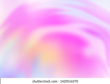 Light Pink vector abstract bokeh pattern. Creative illustration in halftone style with gradient. The best blurred design for your business.
