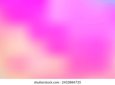 Vector rosa claro patrón bokeh abstracto. Ilustración colorida en estilo borroso con degradado. Plantilla para teléfonos celulares.