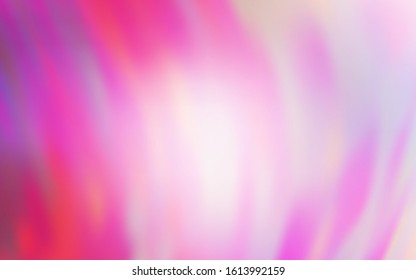 Light Pink vector abstract bright texture. New colored illustration in blur style with gradient. New style design for your brand book.