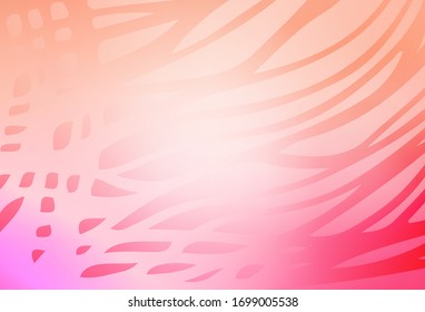 Hellrosa Vektorillustration abstrakte helle Vorlage. Farbige Illustration im abstrakten Stil mit Farbverlauf. Kluges Design für Ihre Arbeit.
