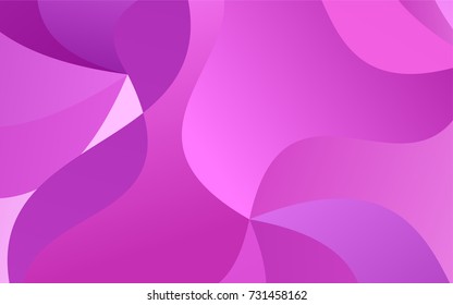Light Pink vector abstract cambered template. A sample with blurred shapes. A completely new design for your business.
