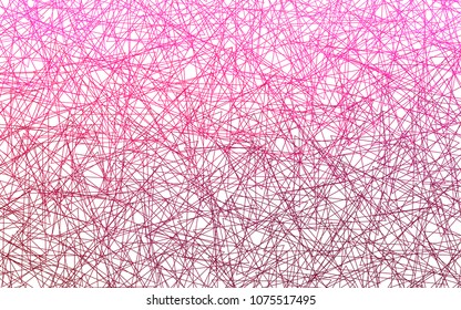Light Pink vector abstract colorful background, which consist of triangles. Pattern with colored triangles on white background.
