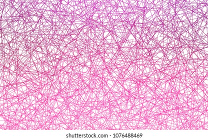 Light Pink vector abstract colorful background, which consist of triangles. Pattern with colored triangles on white background.