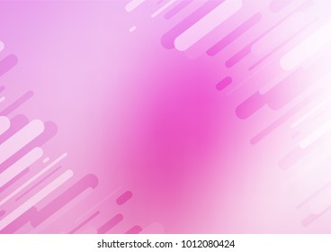 Light Pink vector abstract doodle template. Shining colored illustration with doodles in Zen tangle style. A new texture for your design.