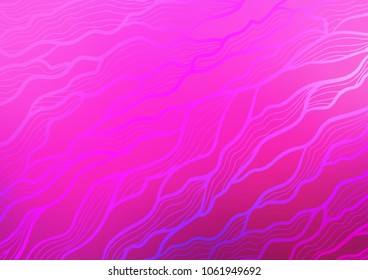 Light Pink vector abstract doodle pattern. Colorful abstract illustration with lines in Asian style. Brand-new design for your business.