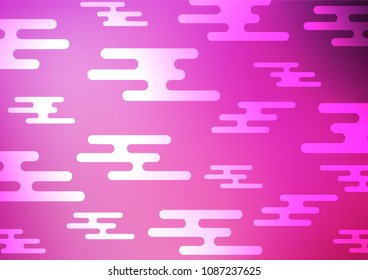 Light Pink vector abstract doodle texture. Sketchy hand drawn doodles on blurred background. A completely new design for your business.