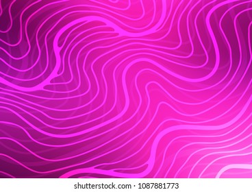 Light Pink vector abstract doodle texture. Colorful abstract illustration with lines in Asian style. The pattern can be used for heads of websites and designs.