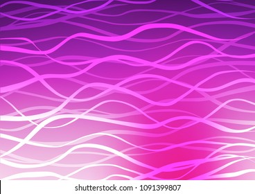 Light Pink vector abstract doodle texture. Ethnic elegant natural pattern with gradient. A new texture for your design.