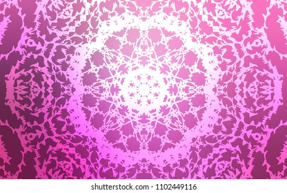 Light Pink vector abstract doodle template. Doodles created by child on blurred abstract background with gradient. The textured pattern can be used for website.