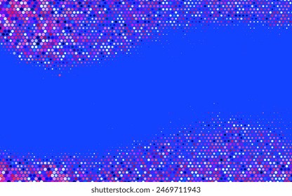 Light Pink vector Abstract illustration with colored bubbles in nature style. Modern abstract illustration with colorful water drops. Base for booklets, leaflets