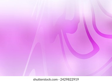 Diseño abstracto del vector del rosa claro. Ilustración colorida abstracta con degradado. Nueva forma de tu diseño.