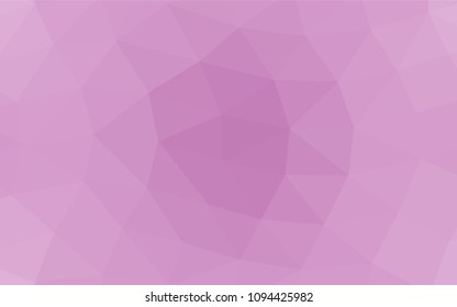 Light Pink vector abstract mosaic template. A vague abstract illustration with gradient. The elegant pattern can be used as part of a brand book.