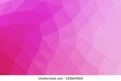 Light Pink vector abstract mosaic abstract mosaic. Colorful illustration in abstract style with gradient. The completely new template can be used for your brand book.