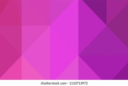 Light Pink vector abstract mosaic background. Polygonal abstract illustration with gradient. A completely new template for your business design.