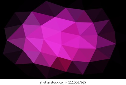 Light Pink vector abstract mosaic abstract mosaic. Modern geometrical abstract illustration with gradient. A completely new design for your business.