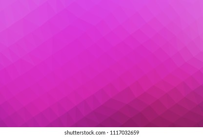 Light Pink vector abstract mosaic backdrop. A vague abstract illustration with gradient. The template can be used as a background for cell phones.