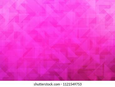 Light Pink vector abstract mosaic background. A completely new color illustration in a vague style. Brand new style for your business design.