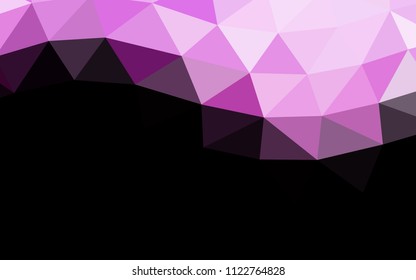 Light Pink vector abstract mosaic abstract mosaic. Glitter abstract illustration with an elegant design. A new texture for your design.