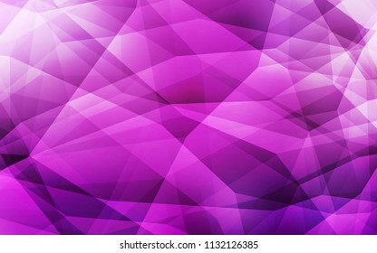 Light Pink vector abstract mosaic backdrop. Polygonal abstract illustration with gradient. New template for your brand book.