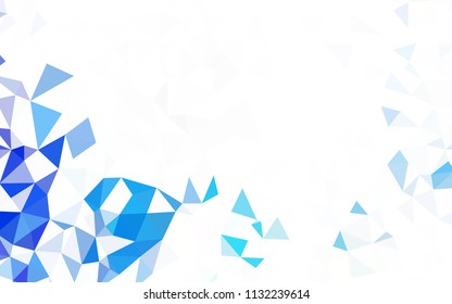 Light Pink vector abstract mosaic backdrop. Polygonal abstract illustration with gradient. Pattern for a brand book's backdrop.
