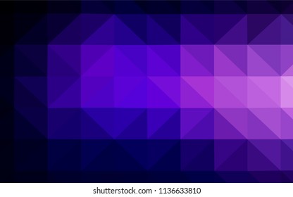 Light Pink vector abstract mosaic background. Colorful illustration in abstract style with triangles. Template for cell phone's backgrounds.