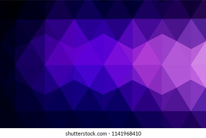 Light Pink vector abstract mosaic background. Polygonal abstract illustration with gradient. Pattern for a brand book's backdrop.