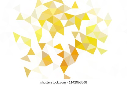 Light Pink vector abstract mosaic backdrop. Glitter abstract illustration with an elegant triangles. Brand new style for your business design.