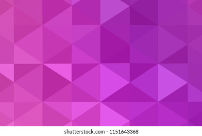 Light Pink vector abstract mosaic backdrop. Creative geometric illustration in Origami style with gradient. That pattern can be used as a part of a brand book.