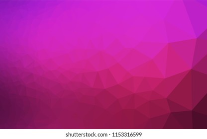 Light Pink vector abstract mosaic backdrop. A completely new color illustration in a vague style. A completely new template for your business design.