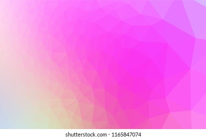 Light Pink vector abstract mosaic backdrop. Colorful illustration in abstract style with gradient. The completely new template can be used for your brand book.