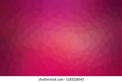 Light Pink vector abstract mosaic backdrop. Modern abstract illustration with triangles. A new texture for your web site.