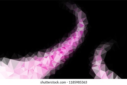 Light Pink vector abstract mosaic pattern. Colorful abstract illustration with gradient. A new texture for your design.
